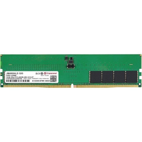 Модуль памяти для компьютера DDR5 32GB 4800 MHz JetRam Transcend (JM4800ALE-32G) - Нулевой остаток (Feed) - Нулевой остаток (Feed)