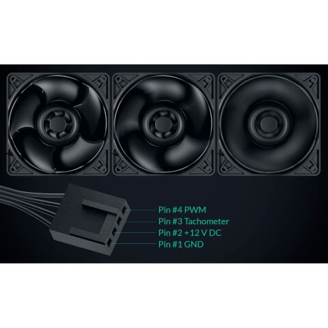 Кулер для корпуса Arctic S12038-4K (ACFAN00296A) - Вентиляторы к корпусам - Вентиляторы к корпусам