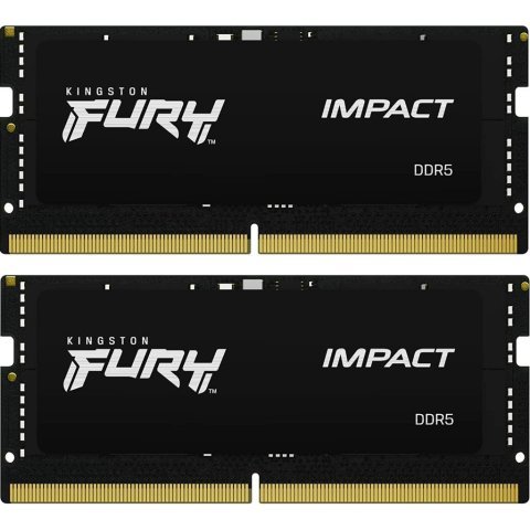 Модуль памяти для ноутбука SoDIMM DDR5 32GB (2x16GB) 4800 MHz Kingston Fury (ex.HyperX) (KF548S38IBK2-32) - Нулевой остаток (Feed) - Нулевой остаток (Feed)