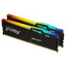 Модуль памяти для компьютера DDR5 64GB (2x32GB) 5200 MHz Beast RGB EXPO Black Kingston Fury (ex.HyperX) (KF552C40BB2AK2-64)