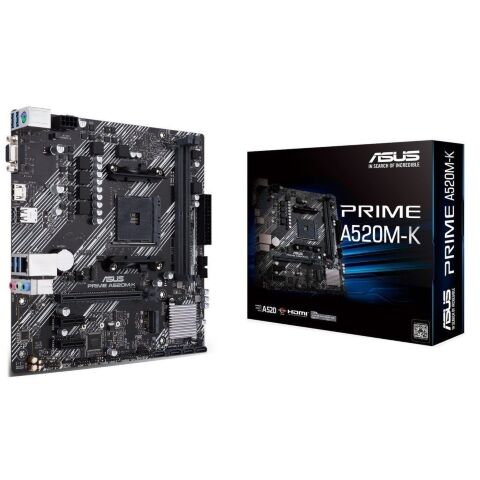 Материнская плата ASUS PRIME A520M-K - Нулевой остаток (Feed)  - Нулевой остаток (Feed) 