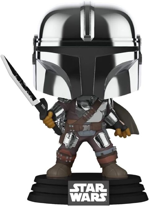 Фігурка Funko Star Wars: Mandalorian with Darksaber Фанко Мандалорець Темний меч (Glow, Exclusive) 491 -   -  