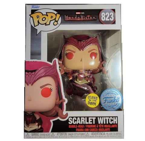 Фигурка Funko Marvel WandaVision Scarlet Witch Фанко Алая Ведьма 823 (Funko Exclusive) -   -  