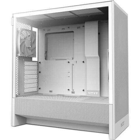 Корпус для ПК NZXT H5 Flow Compact All White (CC-H52FW-01) - Нулевой остаток (Feed)  - Нулевой остаток (Feed) 