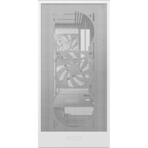 Корпус для ПК NZXT H5 Flow Compact All White (CC-H52FW-01) - Нулевой остаток (Feed)  - Нулевой остаток (Feed) 