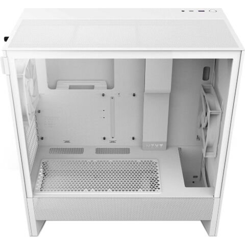 Корпус для ПК NZXT H5 Flow Compact All White (CC-H52FW-01) - Нулевой остаток (Feed)  - Нулевой остаток (Feed) 