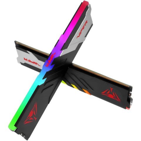 Модуль памяти для компьютера DDR5 32GB (2x16GB) 5600 MHz Viper Venom RGB Patriot (PVVR532G560C36K) - Нулевой остаток (Feed) - Нулевой остаток (Feed)