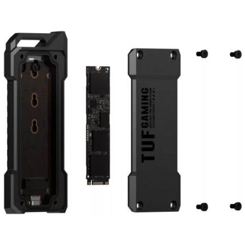 Накопитель SSD USB-C 1TB TUF GAMING AS1000 PLUS ASUS (TUF GAMING AS1000 PLUS/BLK/G/AS) - Нулевой остаток (Feed)  - Нулевой остаток (Feed) 