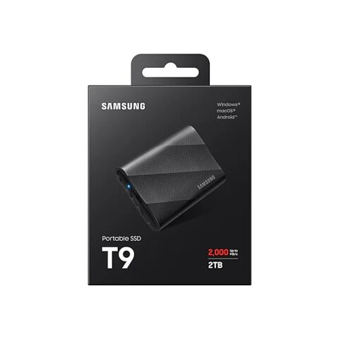 Накопитель SSD USB 3.2 2TB T9 Samsung (MU-PG2T0B/EU) - Нулевой остаток (Feed)  - Нулевой остаток (Feed) 
