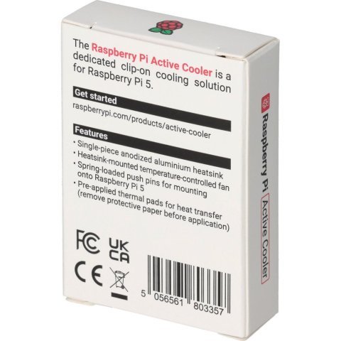 Радиатор охлаждения Raspberry Pi with fan for Raspberry Pi 5 (SC1148/OFI118) - Нулевой остаток (Feed)  - Нулевой остаток (Feed) 