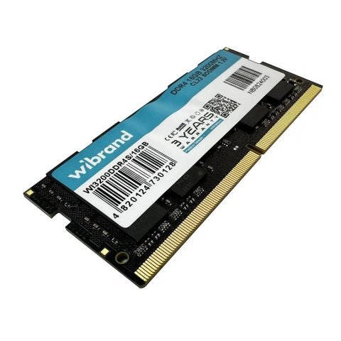 Модуль памяти для ноутбука SoDIMM DDR4 16GB 3200 MHz Wibrand (WI3200DDR4S/16GB) - Нулевой остаток (Feed)  - Нулевой остаток (Feed) 