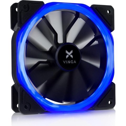 Кулер для корпуса Vinga LED fan-01 blue - Вентиляторы к корпусам  - Вентиляторы к корпусам 