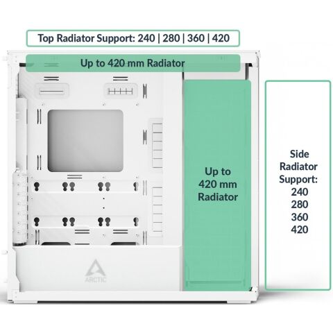 Корпус Arctic XTENDER WHT (ACPCC00014A) - Корпуса - Корпуса