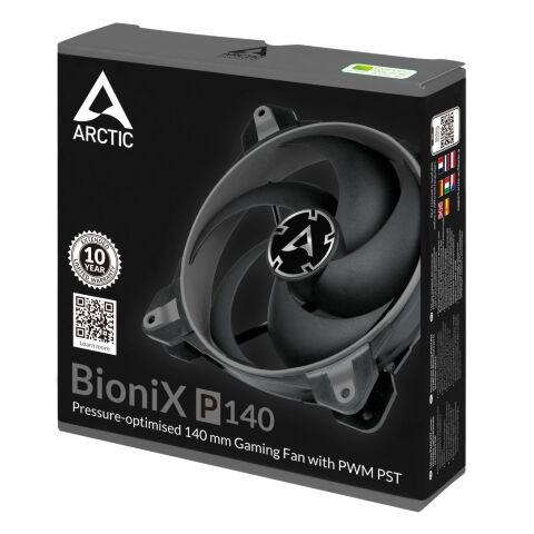 Кулер для корпуса Arctic BioniX P140 Grey (ACFAN00159A) - Нулевой остаток (Feed) - Нулевой остаток (Feed)