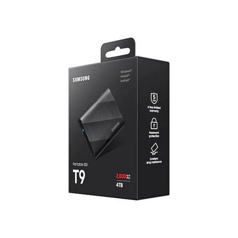 Накопитель SSD USB 3.2 4TB T9 Samsung (MU-PG4T0B/EU) - Нулевой остаток (Feed)  - Нулевой остаток (Feed) 
