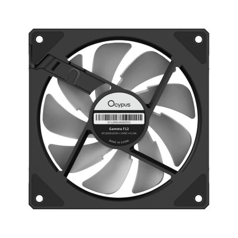 Кулер для корпуса OCYPUS GAMMA F12 BK ARGB (GAMMA-F12-BK1AM00X-GL) - Нулевой остаток (Feed) - Нулевой остаток (Feed)