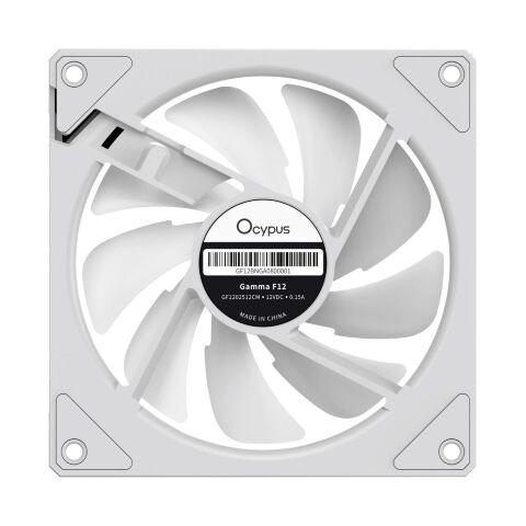 Кулер для корпуса OCYPUS GAMMA F12 WH ARGB REVERSE BLADE (GAMMA-F12-WH1AM01X-GL) - Нулевой остаток (Feed) - Нулевой остаток (Feed)