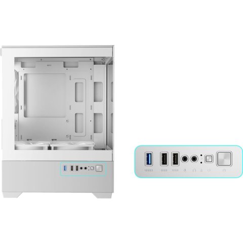 Корпус Gamdias AURA GC9M ARGB WH (4711514502534) - Нулевой остаток (Feed) - Нулевой остаток (Feed)