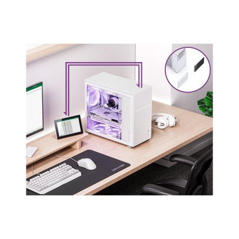 Корпус JONSBO D41 MESH SC White - Нулевой остаток (Feed) - Нулевой остаток (Feed)