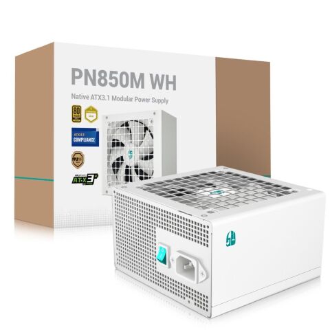 Блок питания Deepcool 850W PN850M White GamerStorm (R-PN850M-FC0W-JGEU) - Нулевой остаток (Feed)  - Нулевой остаток (Feed) 