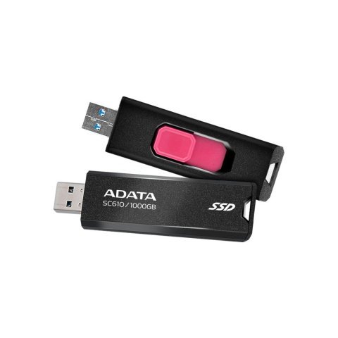 Накопитель SSD USB 3.2 1TB SD610 ADATA (SC610-1000G-CBK/RD) - Нулевой остаток (Feed) - Нулевой остаток (Feed)