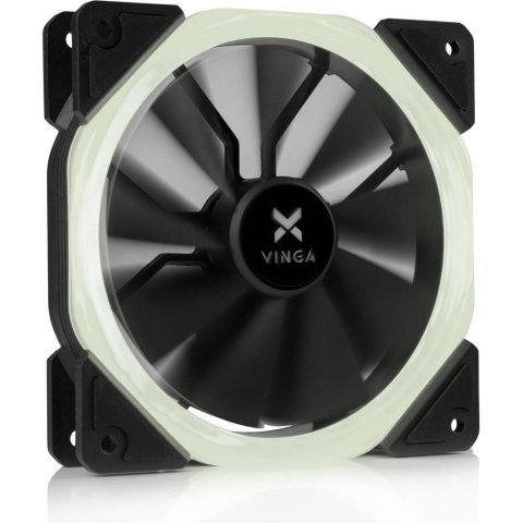 Кулер для корпуса Vinga LED fan-01 white - Вентиляторы к корпусам  - Вентиляторы к корпусам 