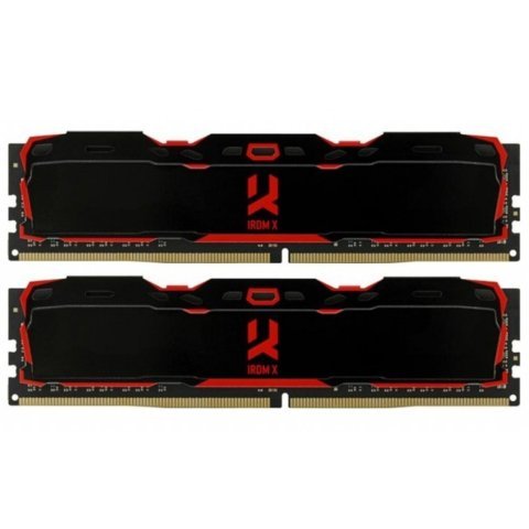 Модуль памяти для компьютера DDR4 16GB (2X8GB) 3200 MHz IRDM X Black Goodram (IR-X3200D464L16SA/16GDC) - Нулевой остаток (Feed)  - Нулевой остаток (Feed) 