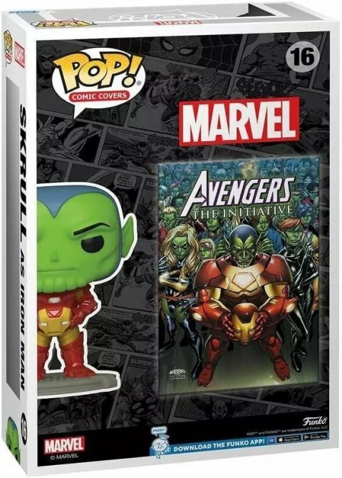 Фігурка Funko Marvel Comic Covers Skrull as Iron Man фанко Скрул (Funko 2023 Limited Edition) 16 -   -  