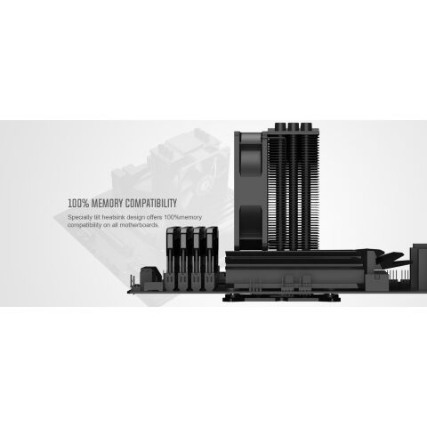 Кулер для процессора ID-Cooling SE-903-XT Black - Нулевой остаток (Feed)  - Нулевой остаток (Feed) 