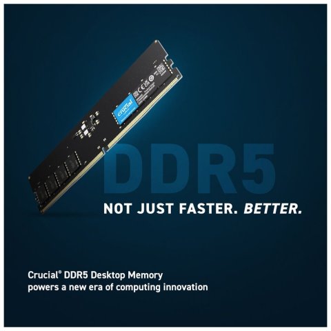 Модуль памяти для компьютера DDR5 32GB 4800 MHz Micron (CT32G48C40U5) - Нулевой остаток (Feed) - Нулевой остаток (Feed)