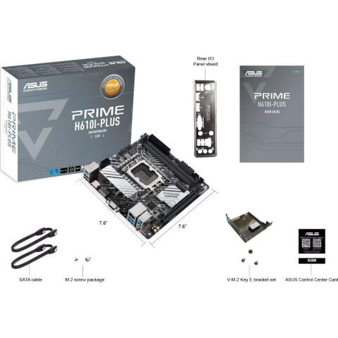 Материнская плата ASUS PRIME H610I-PLUS-CSM - Системные (материнские) платы - Системные (материнские) платы