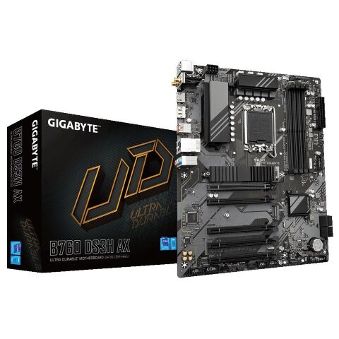 Материнская плата GIGABYTE B760 DS3H AX - Нулевой остаток (Feed)  - Нулевой остаток (Feed) 