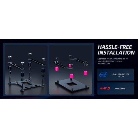 Кулер для процессора ID-Cooling FROZN A410 Black - Нулевой остаток (Feed)  - Нулевой остаток (Feed) 