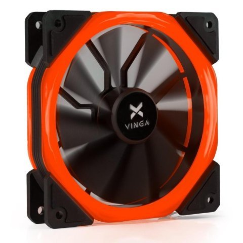 Кулер для корпуса Vinga LED fan-02 red - Вентиляторы к корпусам - Вентиляторы к корпусам