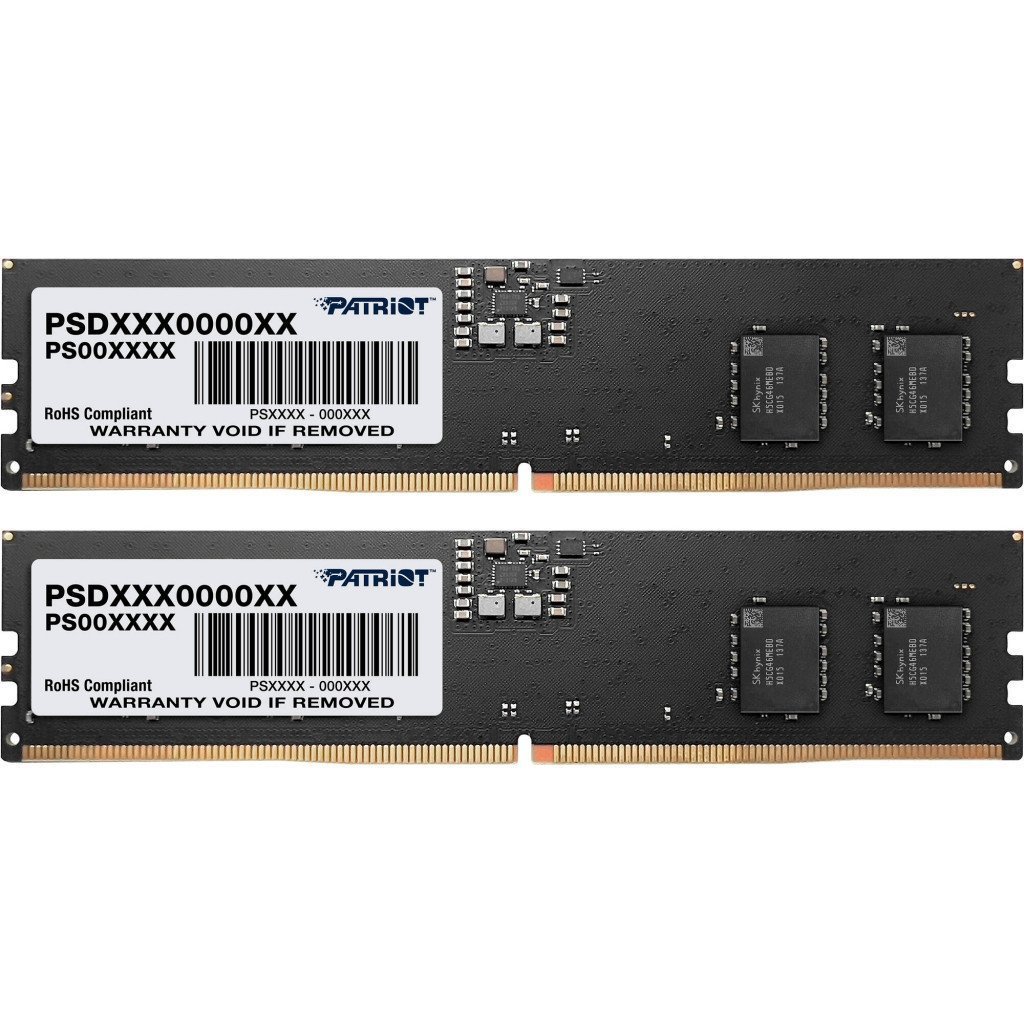 Модуль памяти для компьютера DDR5 32GB (2x16GB) 5600 MHz Signature Line Patriot (PSD532G5600K)