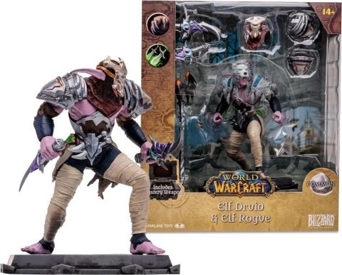 Фігурка McFarlane World of Warcraft Elf Druid Rogue Варкрафт Ельф Друїд Розбійник -   -  