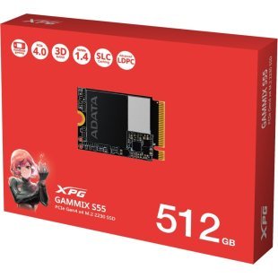 Накопитель SSD M.2 2230 512GB GAMMIX S55 ADATA (SGAMMIXS55-512G-C)