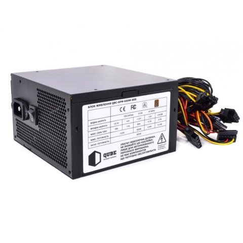Блок питания Qube 650W (QBC-GPM-650W-80BBulk) - Нулевой остаток (Feed)  - Нулевой остаток (Feed) 