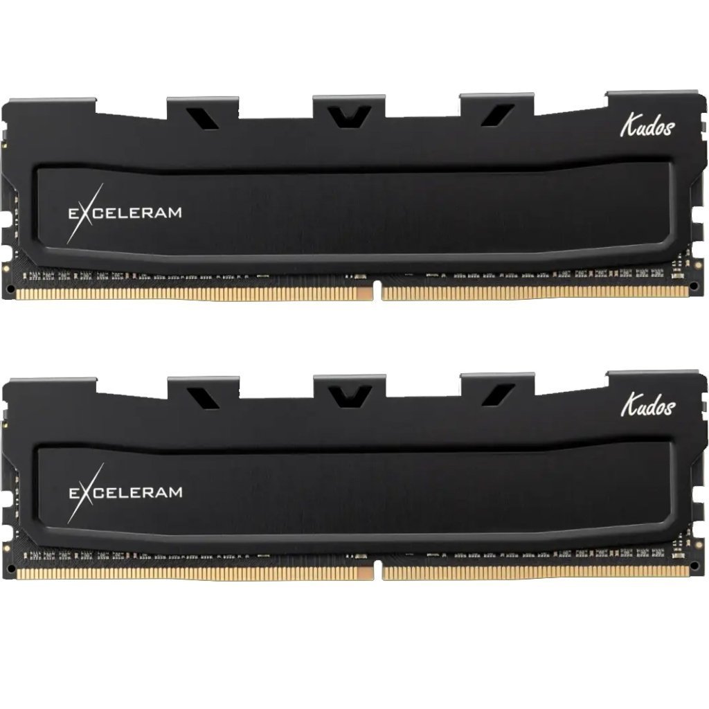 Модуль памяти для компьютера DDR5 48GB (2x24GB) 6000 MHz Black Kudos eXceleram (EK50480604048CD)