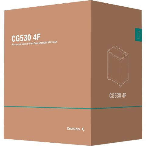 Корпус для ПК Deepcool CG530 4F Black (R-CG530-BKADA4-G-1) - Нулевой остаток (Feed)  - Нулевой остаток (Feed) 