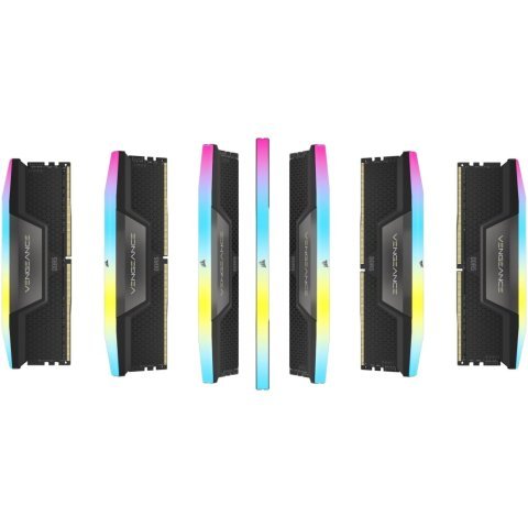Модуль памяти для компьютера DDR5 32GB (2x16GB) 7200 MHz Vengeance RGB Corsair (CMH32GX5M2X7200C34) - Нулевой остаток (Feed) - Нулевой остаток (Feed)