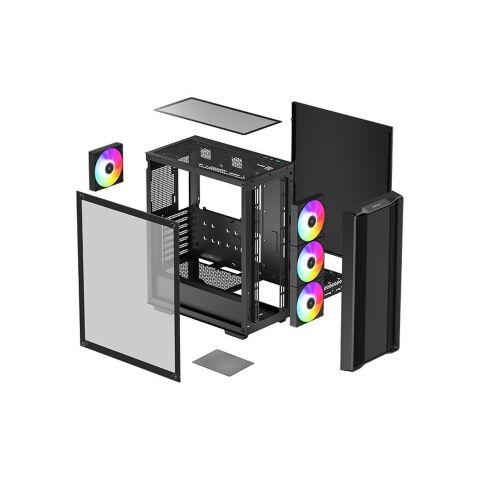 Корпус для ПК Deepcool CC560 ARGB V2 - Нулевой остаток (Feed)  - Нулевой остаток (Feed) 