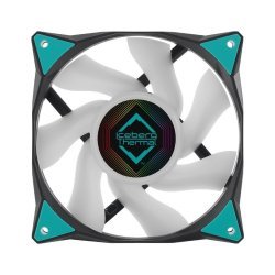 Кулер для корпуса Iceberg Group IceGALE ARGB - 120mm Black (ICEGALE12A-E0A)