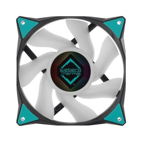 Кулер для корпуса Iceberg Group IceGALE ARGB - 120mm Black (ICEGALE12A-E0A) - Вентиляторы к корпусам  - Вентиляторы к корпусам 
