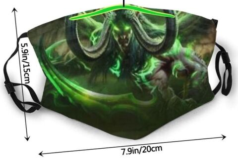 Маска захисна для обличчя World of Warcraft Illidan + 2 вугільні фільтри -   -  