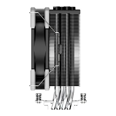 Кулер для процессора ID-Cooling SE-214-XT BASIC - Кулеры к процессорам  - Кулеры к процессорам 