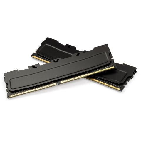 Модуль памяти для компьютера DDR4 16GB (2x8GB) 3200 MHz Kudos Black eXceleram (EKBLACK4163216AD) - Модули памяти для компьютера  - Модули памяти для компьютера 