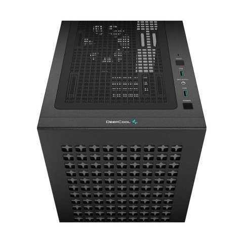 Корпус Deepcool CH370 Black (R-CH370-BKNAM1-G-1) - Нулевой остаток (Feed) - Нулевой остаток (Feed)