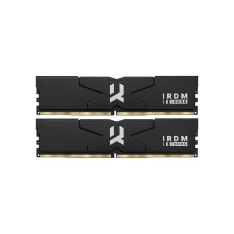 Модуль памяти для компьютера DDR5 32GB (2x16GB) 5600 MHz IRDM Black Goodram (IR-5600D564L36S/32GDC) - Нулевой остаток (Feed) - Нулевой остаток (Feed)
