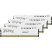 Модуль памяти для компьютера DDR5 128GB (4x32GB) 5600 MHz FURY Beast White Kingston Fury (ex.HyperX) (KF556C40BWK4-128) - Нулевой остаток (Feed) - Нулевой остаток (Feed)